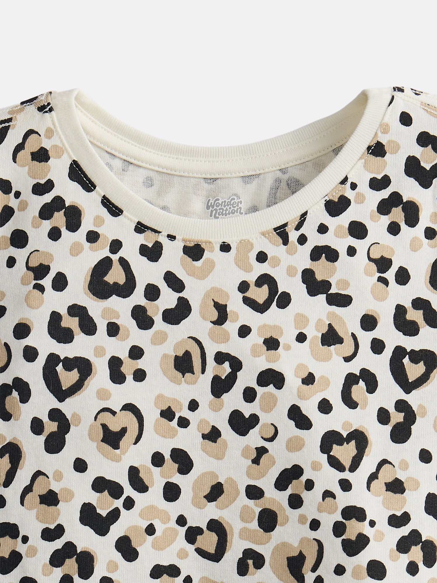 Wonder Nation Toddler Girls' Graphic Tee with Short Sleeves, Sizes 18M-5T
