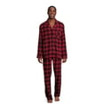 thumbnail image 2 of Hanes Men's Ultrasoft Flannel Pajama Set, 2-Piece, Sizes S-2XL, 2 of 5