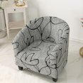 thumbnail image 2 of Housse pour Fauteuil Club - Très Extensible - Amovible et Lavable - Protection des Meubles pour Salon, 2 of 7