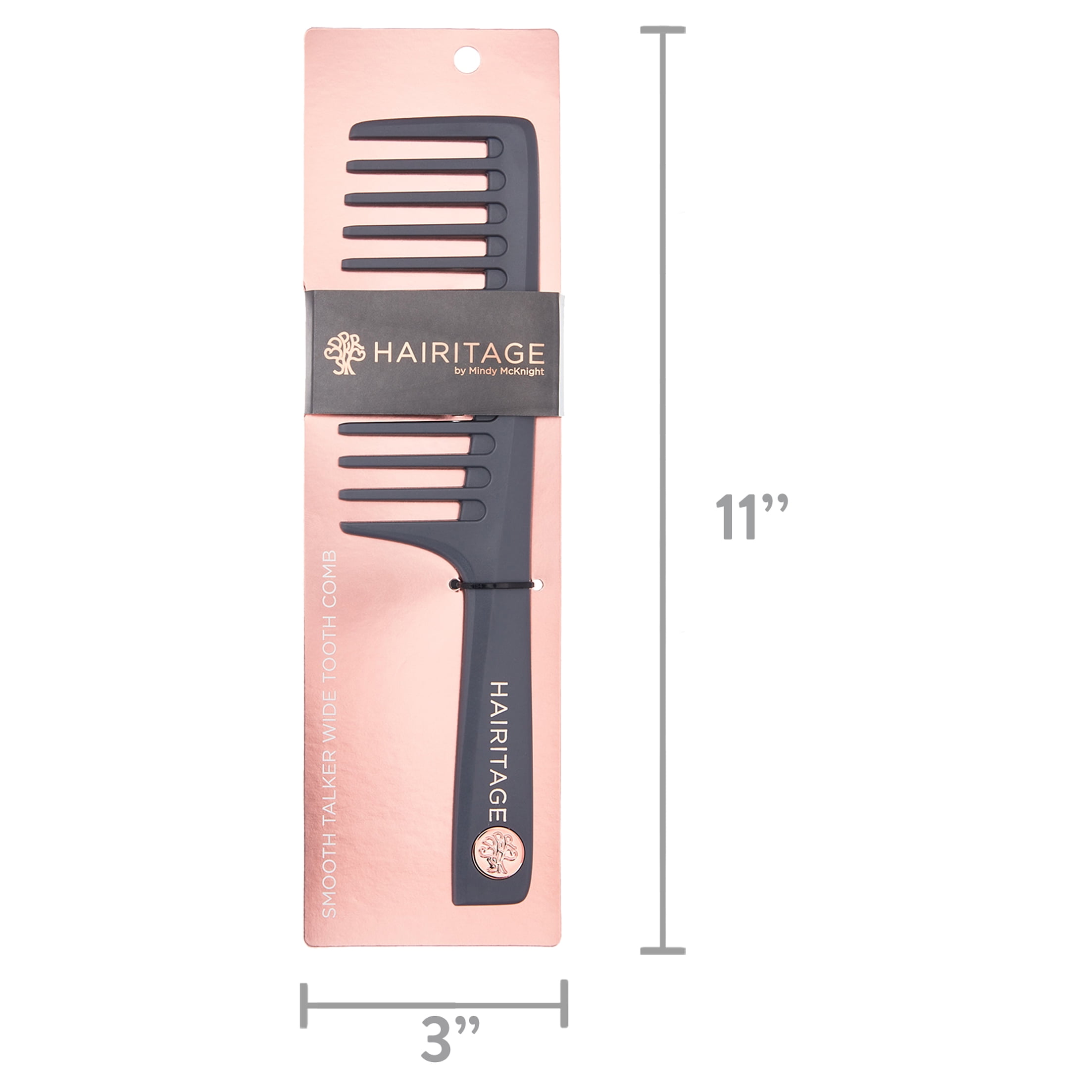 Hairitage Smooth Talker Wide Tooth Nylon Hair Comb, 1 PC