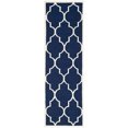 thumbnail image 1 of Safavieh Dhurries Navy/Ivory Area Rug, 1 of 7