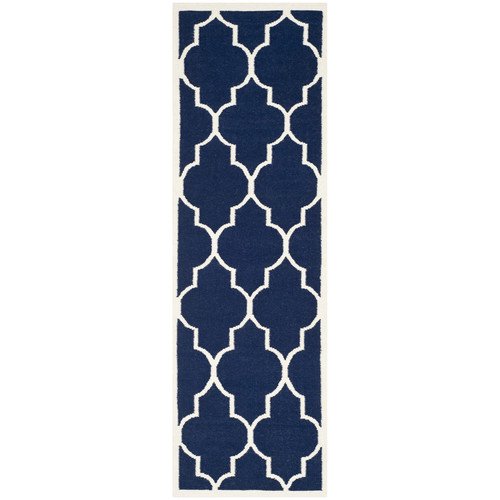 Safavieh Dhurries Navy/Ivory Area Rug