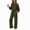 Teuyenhk Army Green, variant on 2 Piece Lounge Sets for Women One Shoulder Long Sleeve Pullover Straight Leg Pants with Pockets Sweat Set Fall Tracksuit Outfits