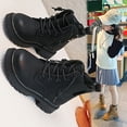 thumbnail image 2 of Krdevn Girls Boots,Girls Boots for Kids Durable Short Boots with Lace Up Design for School and Play Comfortable and Footwear for Young Girls,Size:5-6 Years, 2 of 6