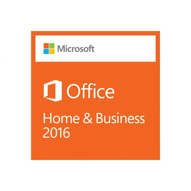 Microsoft Office 2016 Home & Business, Box Pack, 1 License