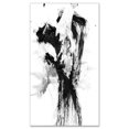 thumbnail image 1 of Black Paint Stain - Abstract Canvas Art Print - 20x40, 1 of 4