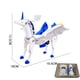 thumbnail image 2 of Coche de carreras Transforming Car Robot Toy Fogsea Unicorn, azul, 2 of 4