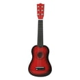 thumbnail image 2 of YOPTOP Guitare Acoustique Exquise de 21 Pouces pour Débutants, Pratique, pour Enfants, Rouge, 2 of 8