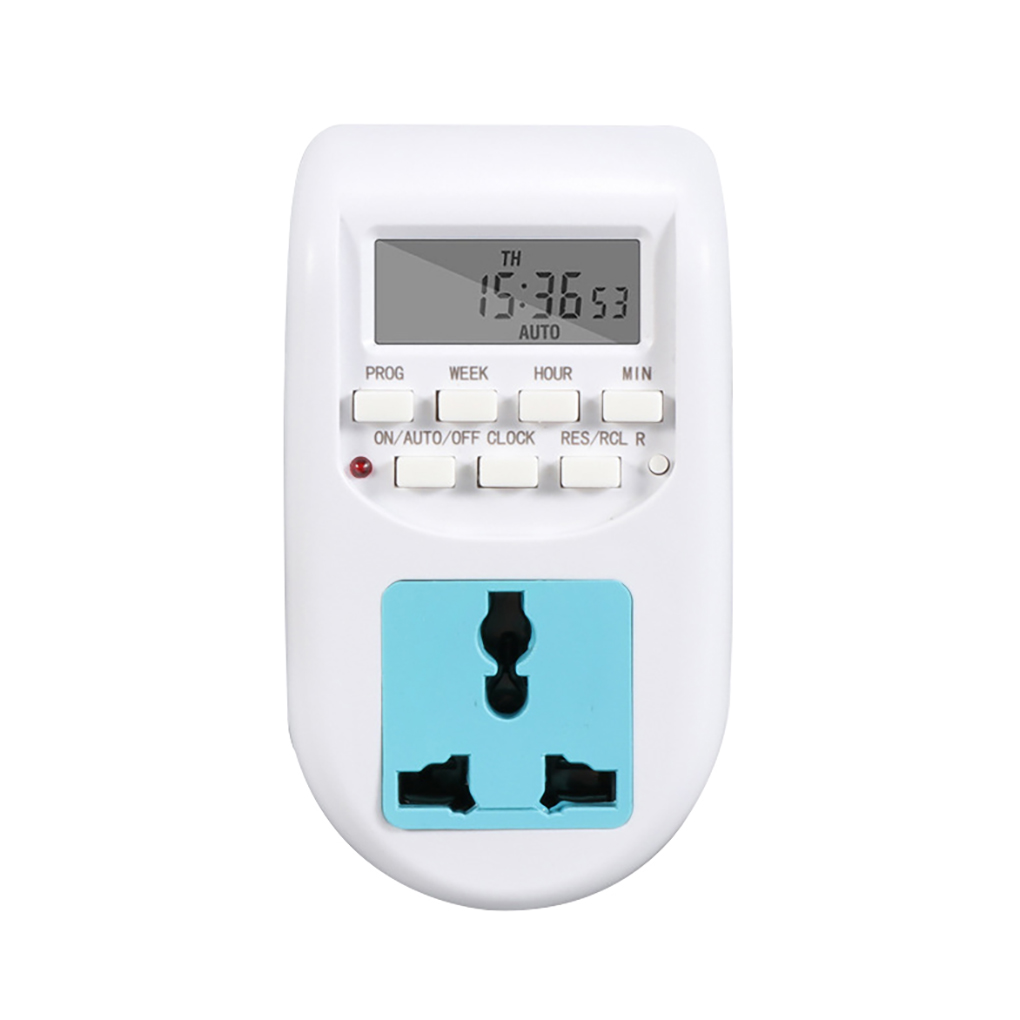 Timer Power Socket Automatic On/Off Digital Display Power Outlet