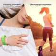 thumbnail image 2 of Montre Réveil Vibrante pour Gros Dormeurs, Bracelet à Vibration Silencieuse avec Conception Résistante à l'Eau, Traqueur de Sommeil Ajustable et Rappel Silencieux pour Hommes et Femmes, Vert, 2 of 2