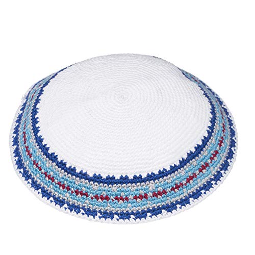 A&S Mezuzot A&S Mezuzot Modern Knitted Kippah for Men Yarmulke Cap