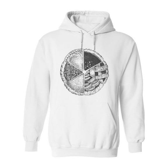 Homemade Pies Design Hoodie Men -Image by Shutterstock, Male XX-Large