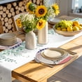 thumbnail image 4 of 4th of July Round Placemats Set of 8 for Dinning Tables,Heat-proof Braided Table Mats 13 Inch,Independence Day Floral Fireworks Rustic Washable Place Mat for Kitchen Restaurant Party Table Decor, 4 of 9