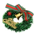 thumbnail image 2 of 10Pcs Mini Christmas Wreath Miniature Christmas Wreath for 1:12 Scale Girls Gift and DIY, 2 of 12