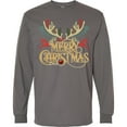 thumbnail image 3 of Inktastic Reindeer Christmas Long Sleeve T-Shirt, 3 of 5