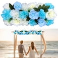 thumbnail image 3 of Flowers Wall Panel,Wedding Arch Flowers,Wedding ,Faux Roses Artificial Flower Backdrop for ,Baby Shower,Bouquet Decor Blue, 3 of 7