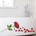 thumbnail image 3 of Romantic Roses Bathroom LivingRoom Bedroom Beautification Decorative Wall Stickers Wallpaper Peel and Stick, Wall Decals Clearance Under $5.00, 3 of 4