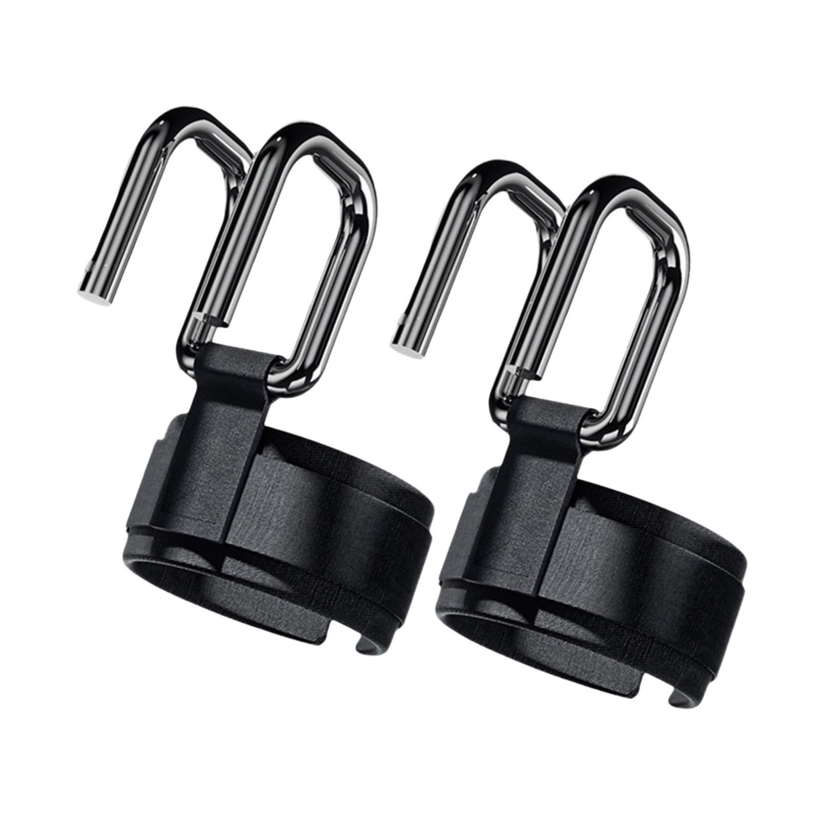 harayaa 2 Pieces Weight ing Hooks Wrist Support Hooks Metal Dead Straps Ergonomic Weight
