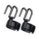 thumbnail image 5 of para levantamiento de pesas, correas de muñeca de metal, ganchos de soporte para muñeca para fitness, levantamiento de pesas, culturismo y g, 5 of 9