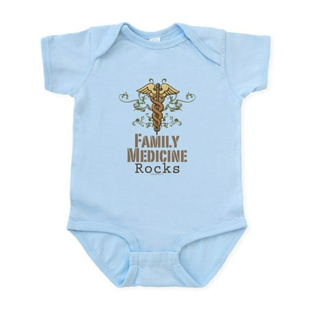 

CafePress - Family Medicine Rocks Infant Bodysuit - Baby Light Bodysuit Size Newborn - 24 Months