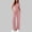 Suit-587Pink, variant on Gamivast 2 Piece Sets for Women V-Neck Short Sleeve Crop Top & Wide Leg Pants Solid Soft Stretchy Yoga Lounge Wear Casual Summer Daily Matching Outfits