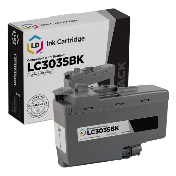 LD Compatible Ink Cartridge Replacement for Brother LC3035BK Ultra High Yield (Black)