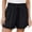 Black, variant on Pxkloy Womens Lounge Shorts 2025 Summer Casual Loose Fit Beach Short High Waisted Drawstring Plus Size Shorts with Pockets Black,XXXXL