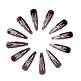 thumbnail image 3 of Scunci 12 pk Brown Snap Clips, 3 of 3