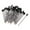black, variant on TISHITA 50x Metal Gel Pen Sign Pen Refills for Pressing Rotary Pen,7cm/2.76in Blue