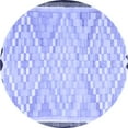 thumbnail image 1 of Ahgly Company Indoor Round Southwestern Blue Country Area Rugs, 3' Round, 1 of 4