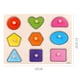 thumbnail image 3 of Tablero de madera para agarrar para bebés, reconocimiento de números, letras y formas, rompecabezas para niños, juguetes educativos para la primera infancia, Montessori Learning TMZ, 3 of 5