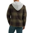 thumbnail image 4 of Wrangler® Men's and Big Men's Heavyweight Hooded Shirt Jacket, Sizes S-5XL, 4 of 6
