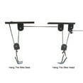 thumbnail image 2 of Ceiling-Mounted Bike Hoist Storage Rack with Pulley System - Heavy-Duty Steel & ABS Construction, 44lbs Weight Capacity, 49.2ft Hanging Rope for Garage Organization - Compatible with Mountain, Road,, 2 of 7