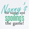 thumbnail image 2 of CafePress - Nanny's The Name, And Spoiling's The Game! Infant - Baby Light Bodysuit, Size Newborn - 24 Months, 2 of 4