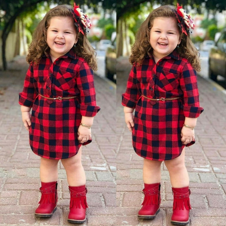 Plaid shirt hotsell baby girl