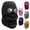 Black, variant on Winter Thermal Hat with Glasses,Winter Pilot Hat Trapper Hats, Windproof Ski Mask Fashion Warm Hats for Cycling