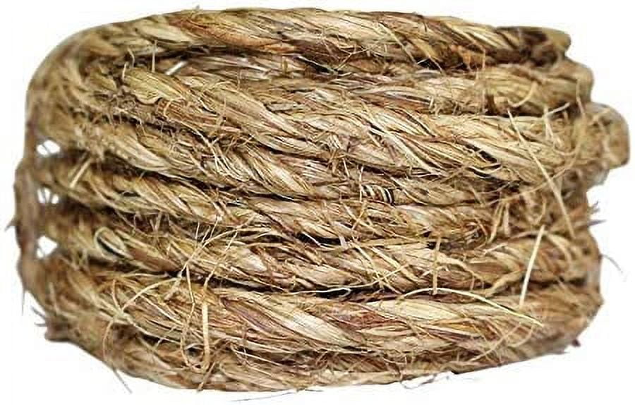 GetUSCart- SGT KNOTS Twisted Sisal Rope - Natural Fibers, Moisture &  Weather Resistant Rope for Marine, Decor, Indoor/Outdoor use (3/8 x 10ft)