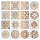 thumbnail image 2 of 16Pcs Plantillas de pared de 6 x 6 pulgadas para pintar,plantilla de azulejos, plantilla de mandala plantillas de muebles, plantillas de piso para suelos de pintura Sunnimix Plantilla de pintura mural Stencil, 2 of 8