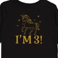 thumbnail image 4 of Inktastic 3rd Birthday Unicorn Girls Long Sleeve Toddler T-Shirt, 4 of 5