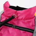 thumbnail image 4 of Abrigo cálido de invierno, chaqueta de invierno para perros, forro polar, resistente al viento y a la nieveDZ217 roseM, 4 of 5