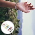 thumbnail image 3 of KAKOWELY Pulsera de mariposas de 12 piezas, pulsera de cuentas de cristal tejidas, pulseras de la amistad ajustables, 3 of 4