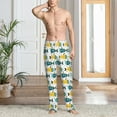 thumbnail image 4 of Salouo Funny Boats Print Pajama Pants for Men, Lounge Pants Elastic Waistband Casual Men's sleepwear Loungewear Sleep Pajama Pant -XX-Large, 4 of 7