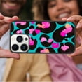 thumbnail image 4 of Fashion Leopard for iPhone 15 Pro Max Case, Cute Aesthetic Art-Absorbent Protectivefor Woman,Black, 4 of 6