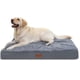 thumbnail image 1 of MIHIKK Cama ortopédica para perros medianos y grandes, cama de espuma para perros con funda extraíble, cama para mascotas lavable a máquina (35 x 22 x 3 pulgadas, gris oscuro), 1 of 5