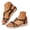 Brown, variant on YLYL Womens Sandals with Elastic Ankle Strap Rhinestone Arch Support Fashion Casual Summer Beach Sandals