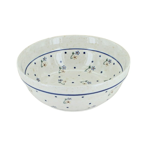 Blue Rose Polish Pottery Country Meadow Cereal/Soup Bowl