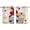 Beige White, variant on 2 Panels Kitchen Tier Curtains 39 Inch Length, Gnomes Daisy Farmhouse Grommets Window Treatment Curtain, Pastoral Vintage Garden Floral Thermal Curtains Drapes for Living Room/Bathroom