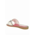 thumbnail image 3 of London Rag Getaway Beaded Saint Tropez Womens Flat Slip Ons, 3 of 14
