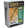 thumbnail image 6 of Deck Plus Green Deck Screws, Steel, 1lb Box (#8 x 1-5/8"), 6 of 10