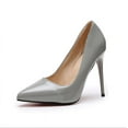 thumbnail image 4 of Anti-Slip Pointed Toe Sexy Dress Pump Shoes, Women Patent Leather Thin High Heels Office Ladies Working Pointed Toe Heels Shoes, 4 of 7